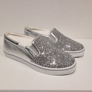 Prada Slip-on Glitter Sneakers